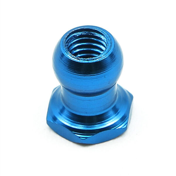 10PCS Aluminum Alloy Ball Head Nuts 5mm for TAMIYA 1/10 RC Car Vehicles Models Toys Spare Parts 53640 - Image 4