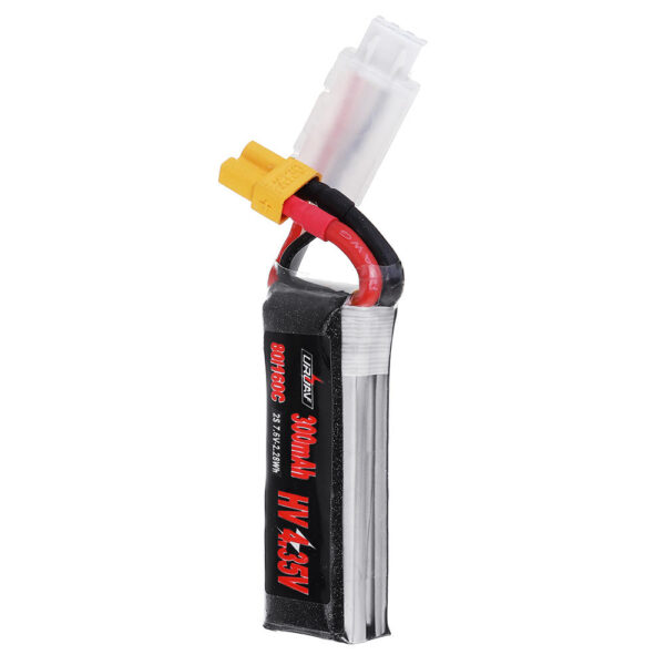 4Pcs URUAV 7.6V 300mAh 80C/160C 2S HV 4.35V Lipo Battery XT30 Plug for BETAFPV Whoop Quadcopter - Image 2