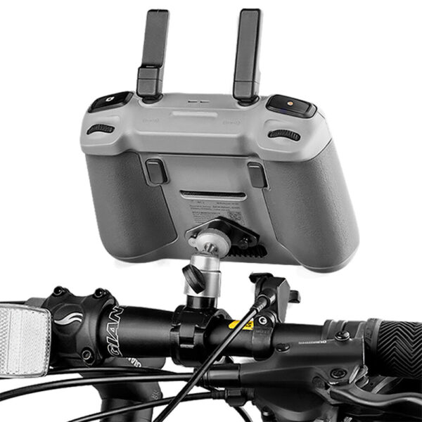 BRDRC RC / RC 2 Screen Remote Control Riding Bracket Action Camera Holder Bike Handle Clamp Bicycle Mount for DJI MINI 4 PRO / Mini 3 PRO Controller - Image 1