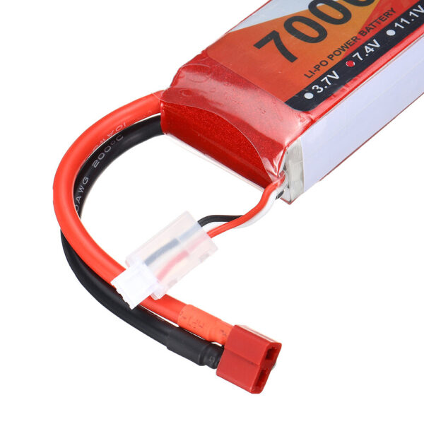 ZOP Power 7.4V 7000mAh 60C 2S LiPo Battery T Deans Plug for RC Drone - Image 4