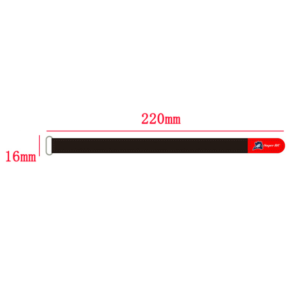 3 PCS Super Lipo Battery Tie Down Strap 220mm for 5inch 7inch RC FPV Racing Drone - Image 5