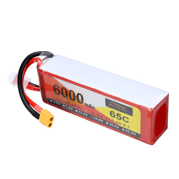 ZOP Power 14.8V 6000mAh 65C 4S  LiPo Battery XT60 Plug for RC Drone - Image 2