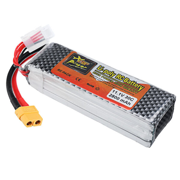 ZOP Power 11.1V 2800mAh 3S 30C Lipo Battery XT60 Plug - Image 3