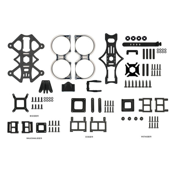 STPHOBBY iKUN20 97mm Wheelbase 2 Inch Whoop Frame Kit Support DJI O3 / Vista / Walksnail / Analog for DIY RC Drone FPV Racing - Image 4