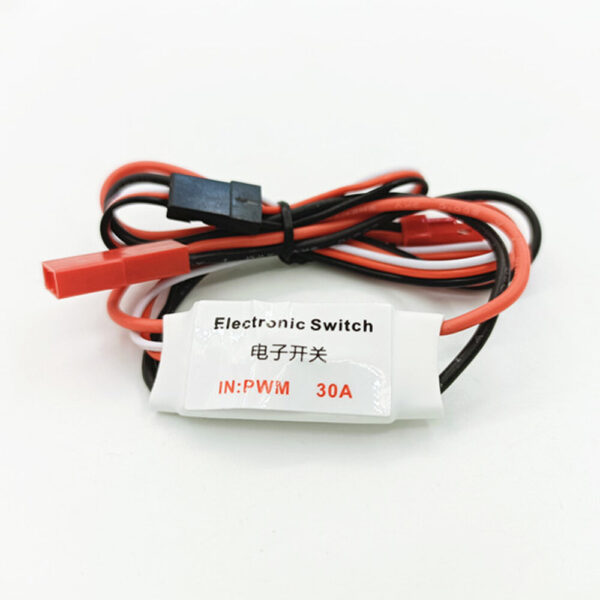 30A 3.7V-27V 1S-6S Electronic Switch Module with LED Light for FPV RC Airplane - Image 1