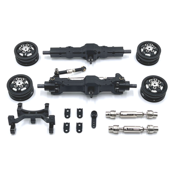 1/10 Car Spare Parts For WPL C74 Metal Upgrade Axle Steering Gear Seat Hub Transmission Shaft RC Car Parts - Image 3