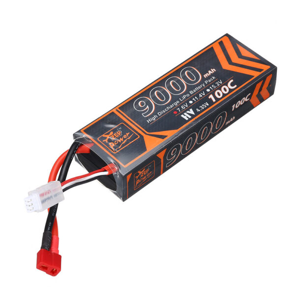 ZOP Power 7.6V 9000mAh 100C 2S LiPo Battery T Deans Plug for RC Car - Image 5