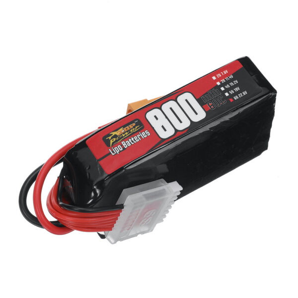 ZOP Power 6S 22.8V 800mAh 60C 17.76Wh LiPo Battery XT60 Plug for RC Drone - Image 4