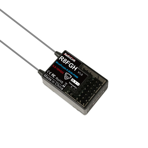 Radiolink R8FGH 2.4GHz 8CH Telemetry Gyro Receiver for RC Airplane Car Boat Robot - Image 2