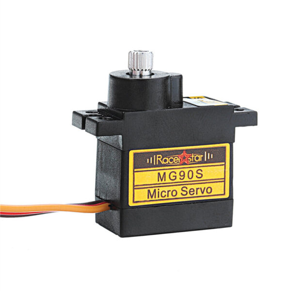 Racerstar MG90S 9g Micro Metal Gear Analog Servo For 450 RC Helicopter RC Car Boat Robot - Image 2