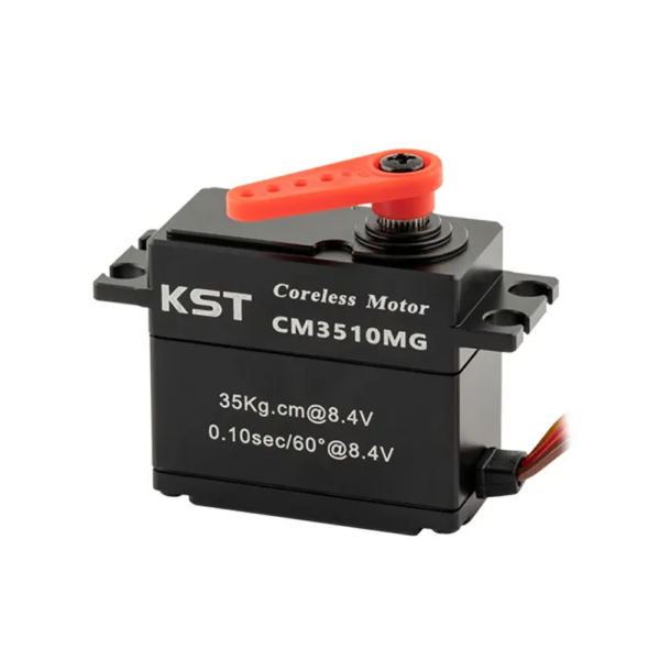 KST CM3510MG Coreless DC Motor Metal Gear Servos IP65 Waterproof 35Kgf.cm 0.10sec for 1/10 Scale RC Rock Crawler and 1/7th 1/8th Scale RC Monster Truck - Image 3