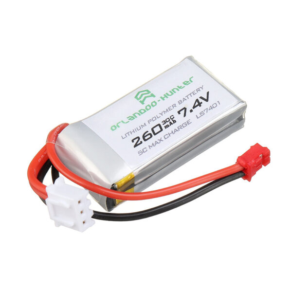 Orlandoo Hunter 7.4V 260mAh 30C 2S Lipo Battery PH2.0 Plug for OH32A02 OH32A03 OH35A01 1/32 1/35 RC Car - Image 2