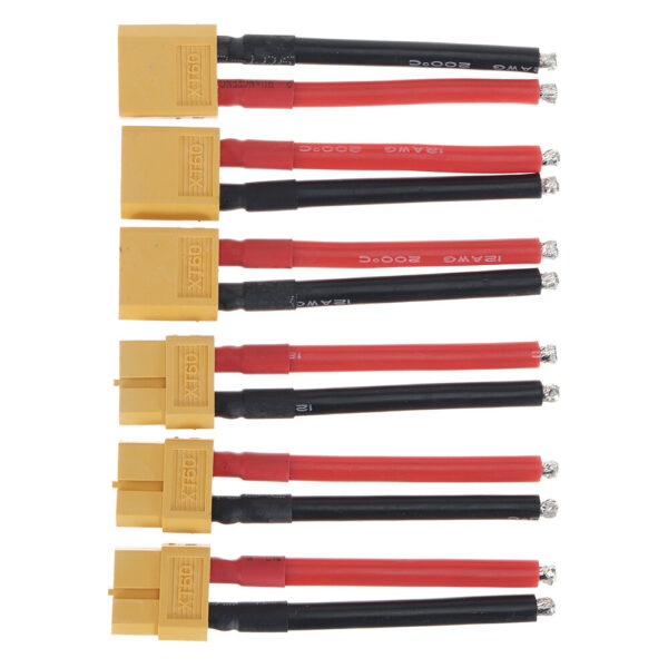 3Pairs XT60 Male Plug 12AWG 5cm Silicone Cable Wire - Image 4