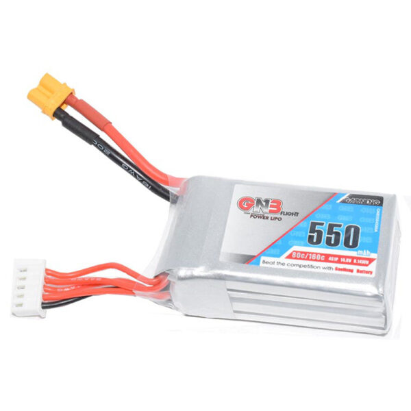 Gaoneng GNB 14.8V 550mAh 80C/160C 4S LiPo Battery XT30 Plug for RC FPV Racing Drone - Image 2