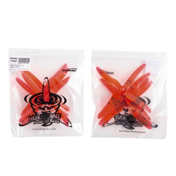 2 Pairs GEMFAN 51455 Hurricane X 4-blade Propeller 5mm Mounting Hole for RC FPV Racing Drone - Image 7