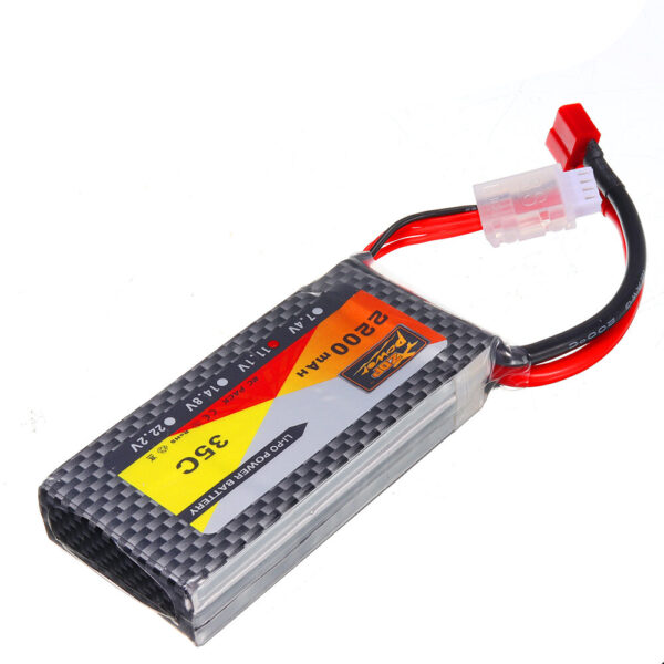 ZOP Power 11.1V 2200mAh 35C  3S Lipo Battery T Plug For RC Models - Image 3