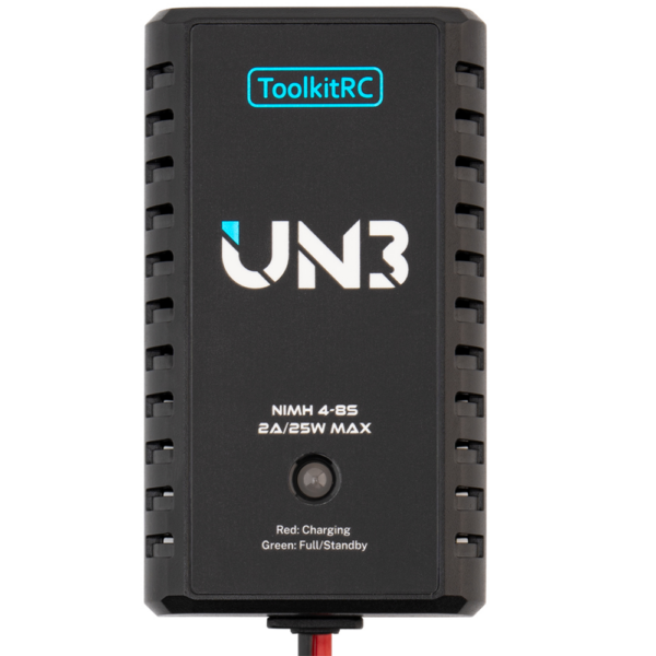 ToolkitRC UN3 25W 2.0A Type-C Input High-Speed Balanced Charging USB-C 4-8S NiMH charger for RTR Vehicles - Image 1