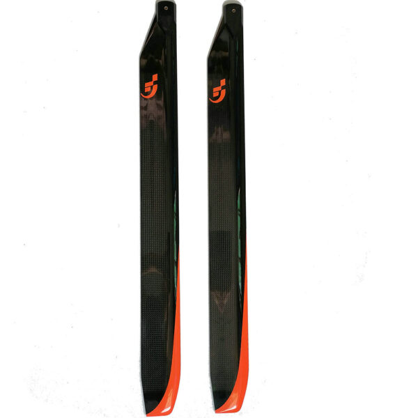 1 Pair FUNFLY 610mm Carbon Fiber Main Blade for 600 Class Helicopter - Image 3