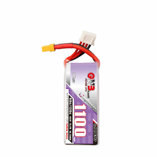 Gaoneng GNB 15.2V 1100mAh 60C 2S HV LiPo Battery XT30 Plug for RC Drone - Image 2