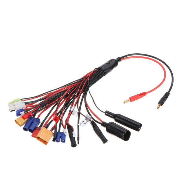 20 in 1 Multifunction Charger Cable 4mm Banana Pklug to XT60 XT90 EC3 EC5 Tamiya  for B6 B6AC PL6 PL8 Charger - Image 6