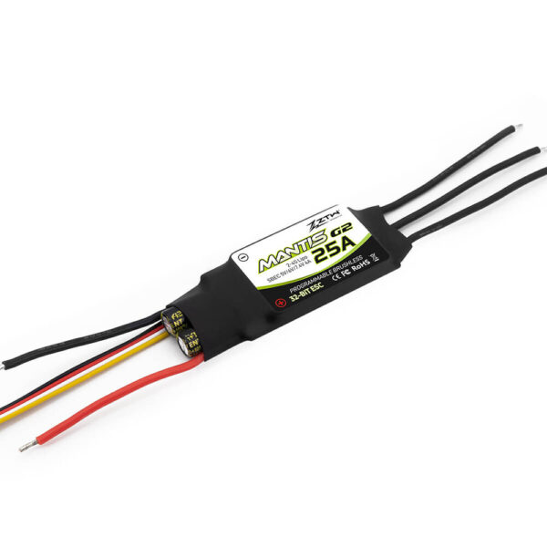 ZTW Mantis G2 25A New 32-Bit Brushless ESC With 5/6/7.4V Adjustable 4A BEC 2-4S for RC Airplane - Image 1