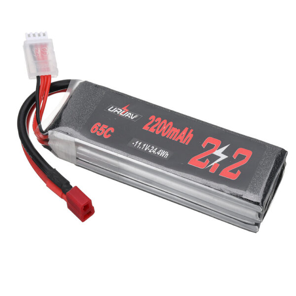 URUAV 11.1V 2200mAh 65C 3S LiPo Battery T Deans Plug for RC Car - Image 4