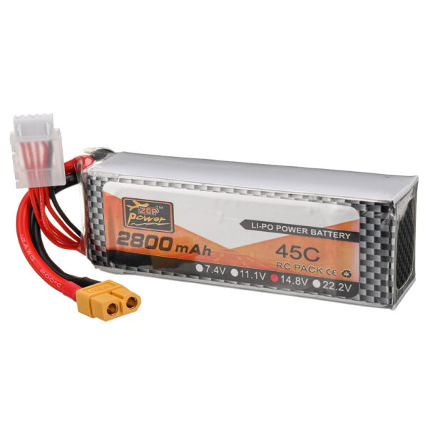 ZOP Power 14.8V 2800mAh 45C 4S LiPo Battery XT60 Plug for RC Drone - Image 2