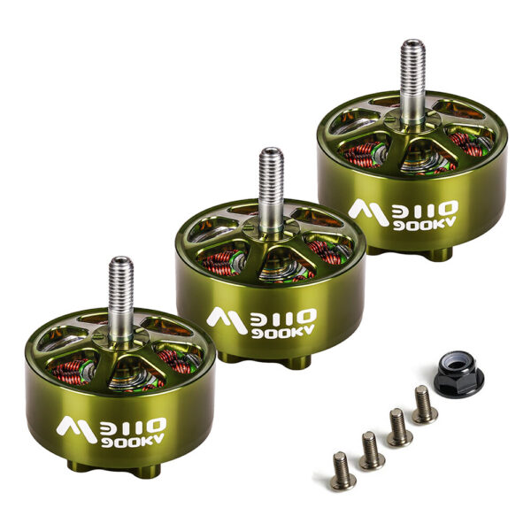 1/4PCS FLASHHOBBY M3110 3110 900KV 3-6S High Speed Brushless Motor for Chimera CX10 ECO DIY 9-10 Inch Long Range RC Drone FPV Racing - Image 6