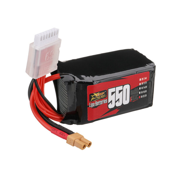 ZOP Power 6S 22.2V 550mAh 95C 12.21Wh LiPo Battery XT30 Plug for BabyApe  II RC Drone FPV Racing - Image 2