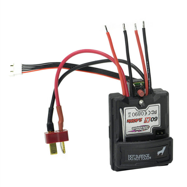 60A 7.4V Brushed Speed Controller ESC For 9125 1/10 RC Car Parts No.25-ZJ07N - Image 2