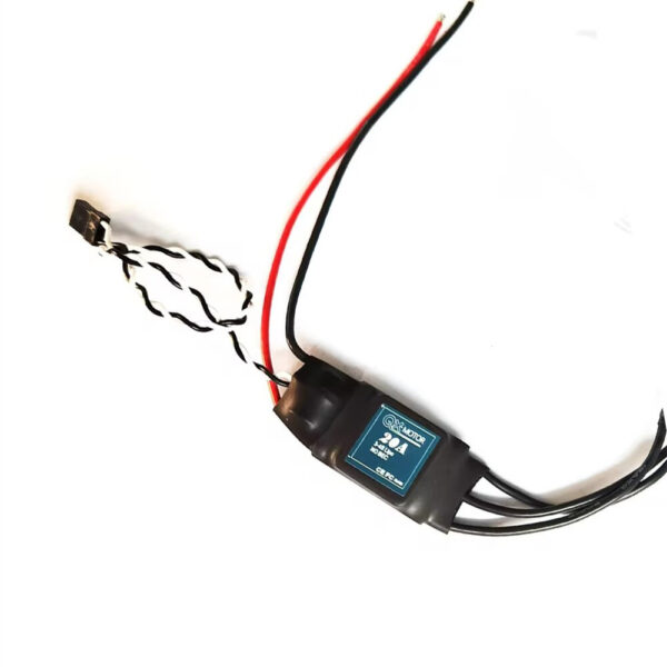 QX-Motor 20A Brushless ESC Compatible 30mm EDF 6-Blade Ducted Fan for RC Airplane Jet - Image 1