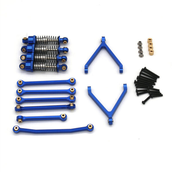 Upgraded Metal Shocks Linkage Rods Set for FMS FCX24 12401 POWER WAGON 1/24 RC Car Vehicles Model Spare Parts - Image 4