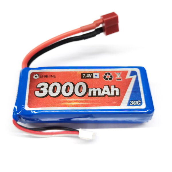 Eachine 7.4V 3000mah RC Car Battery 30C Lipo Battery T Plug For 1/12 Eachine EAT04 Wltoys 12428 12423 Feiyue RC Car Parts - Image 4