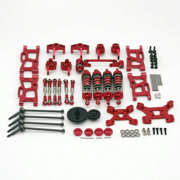 Wltoys 1/14 144001 144010 124019 Upgrade Metal Upgrade Parts With Shock Adapter Set RC Car Parts - Image 2