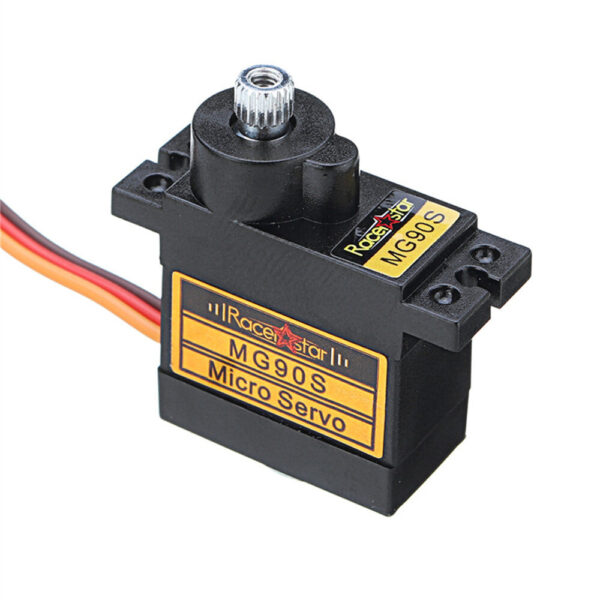 Racerstar MG90S 9g Micro Metal Gear Analog Servo For 450 RC Helicopter RC Car Boat Robot - Image 1