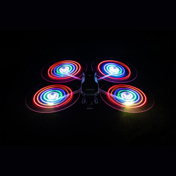 STARTRC LED Flash Light Propeller Glowing Ring Night Flight Colorful Blade Props Chargeable for DJI Mavic 3 PRO RC Drone Quadcopter - Image 1