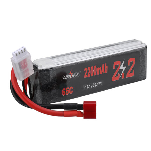 URUAV 11.1V 2200mAh 65C 3S LiPo Battery T Deans Plug for RC Car - Image 2