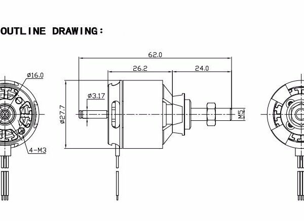 Racerstar BR2826 1290KV 2-4S Brushless Motor For RC Models Airplane - Image 8