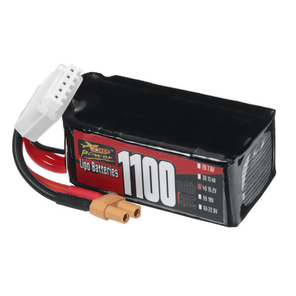 ZOP Power 4S 15.2V 1100mAh 60C 16.72Wh LiPo Battery XT30 Plug for GEPRC Tern LR40 FPV Racing Drone - Image 3