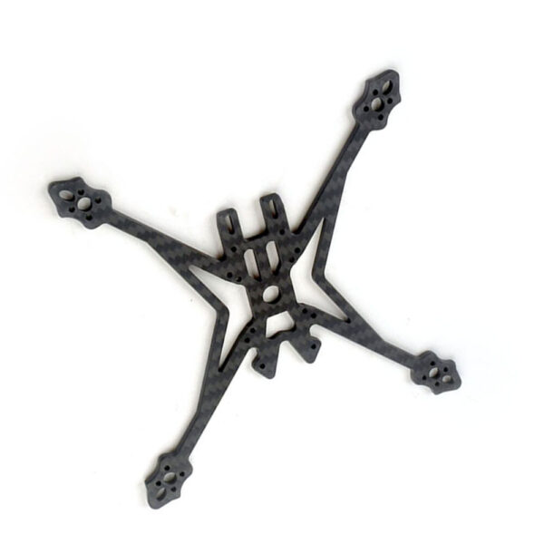 Happymodel Crux35 Spare Part 150mm Wheelbase Carbon Fiber 3mm Thickness Bottom Plate AIO Replace Arm for RC FPV Racing Drone - Image 1