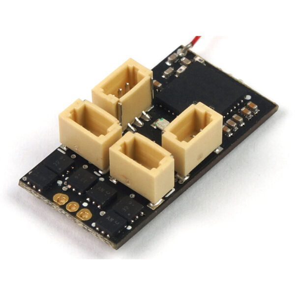 AEORC RX142-E 2.4GHz 5CH Mini RC Receiver Integrated 1S 5A Brushless ESC Supports FUTABA/S-FHSS for RC Drone - Image 1