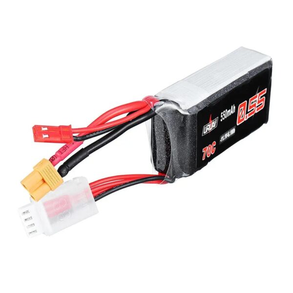 2Pcs URUAV 11.1V 550mAh 70C 3S Lipo Battery JST/XT30 Plug for Eachine Lizard95 FPV Racer Drone - Image 3