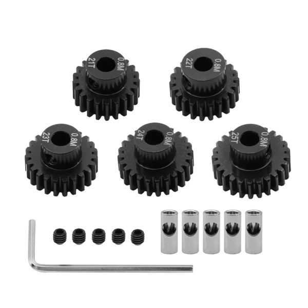 Short Truck Climbing Model RC Car Hardened Steel Gear 0.8 Module 5MM Inner Diameter Motor Gear Set Parts - Image 2