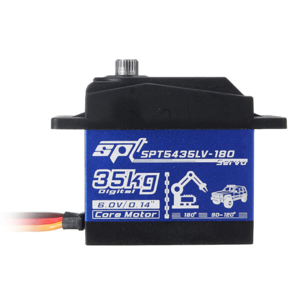 SPT Servo SPT5435LV-180 35KG Large Torque Metal Gear Digital Servo For RC Robot Arm RC Car - Image 2