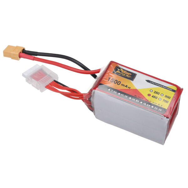 ZOP POWER 22.2V 1500mAh 45C 6S LiPo Battery XT60 Plug for RC Drone - Image 4