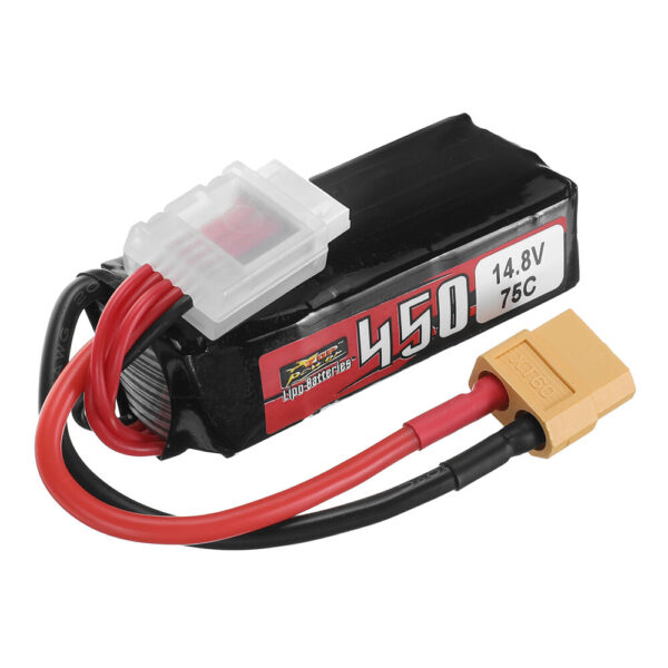 ZOP Power 14.8V 450mAh 75C 4S LiPo Battery With XT60 Plug for RC Drone - Image 3