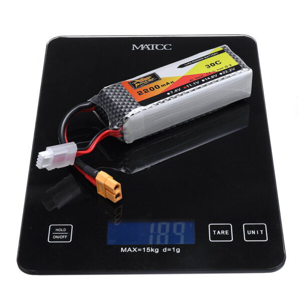 ZOP Power 11.1V 2200mAh 30C 3S Lipo Battery XT60 Plug - Image 7