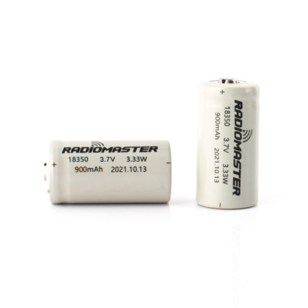 2Pcs RadioMaster 3.7V 900mah 18350 Rechargeable Lithium Battery Pack for Zorro Radio Transmitter - Image 3