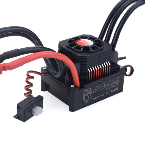 Surpass Hobby Diamond Seriers Waterproof 4076 2250KV Brushless Motor with 150A ESC for 1/8 RC Vehicles - Image 2