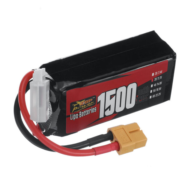 ZOP Power 3S 11.1V 1500mAh 120C  LiPo Battery XT60 Plug for RC Drone - Image 4